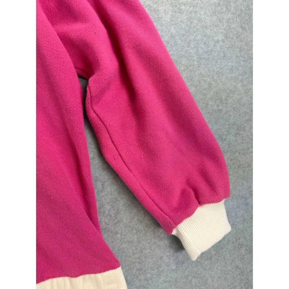 Vintage Adolfo Sport Women’s Medium Pink 2 Piece Zip Jacket Pants Set
